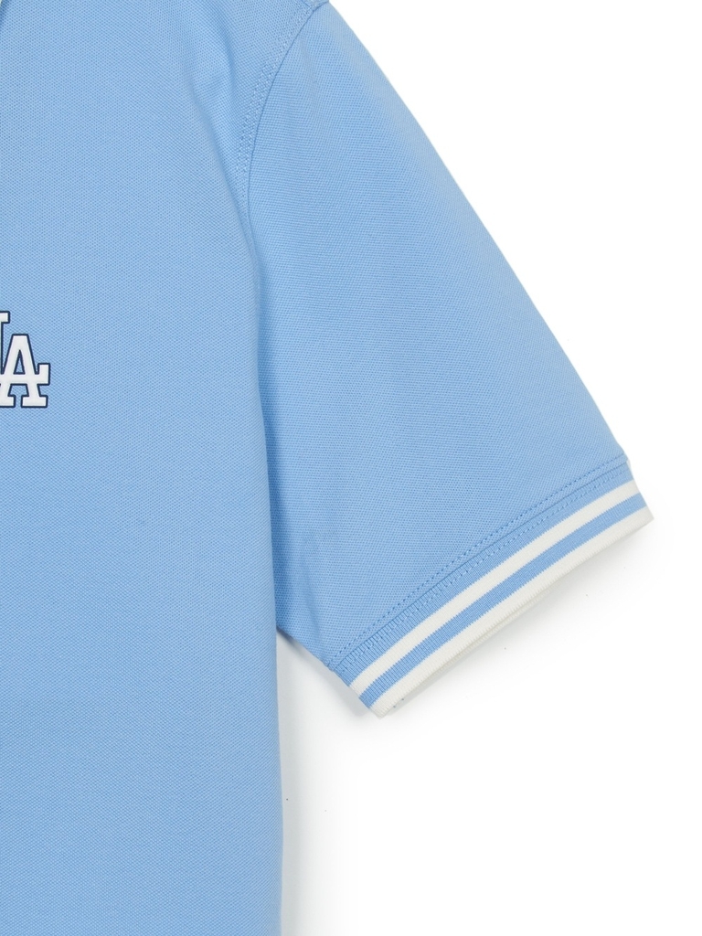 Áo Croptop MLB Women's Basic Crop Collar T-Shirt LA Dodgers Blue