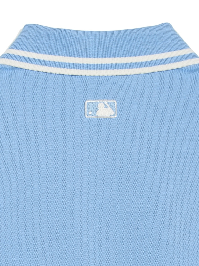 Áo Croptop MLB Women's Basic Crop Collar T-Shirt LA Dodgers Blue