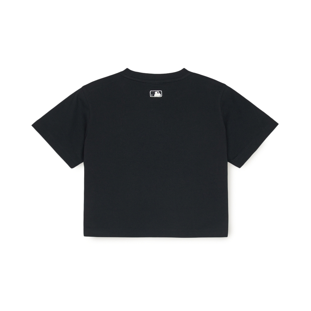 Áo Croptop MLB Women's Basic Crop Short Sleeve T-Shirt New York Yankees Black