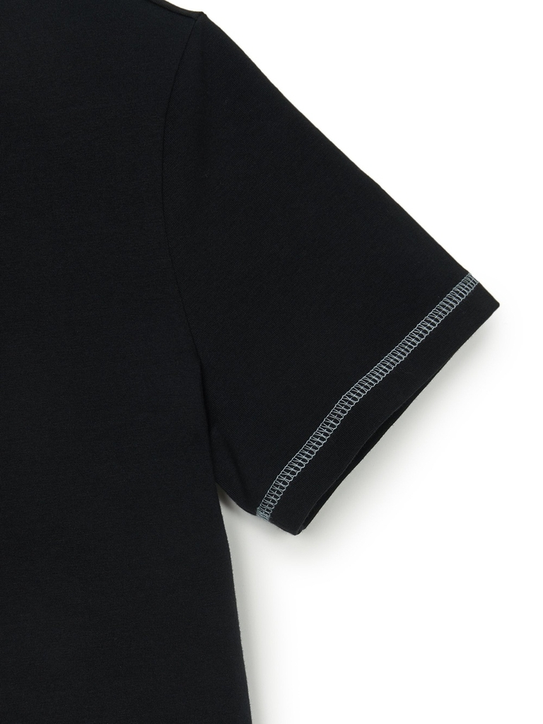 Áo Croptop MLB Women's Basic Coopers Logo Slim Crop Functional Short Sleeve T-Shirt New York Yankees Black