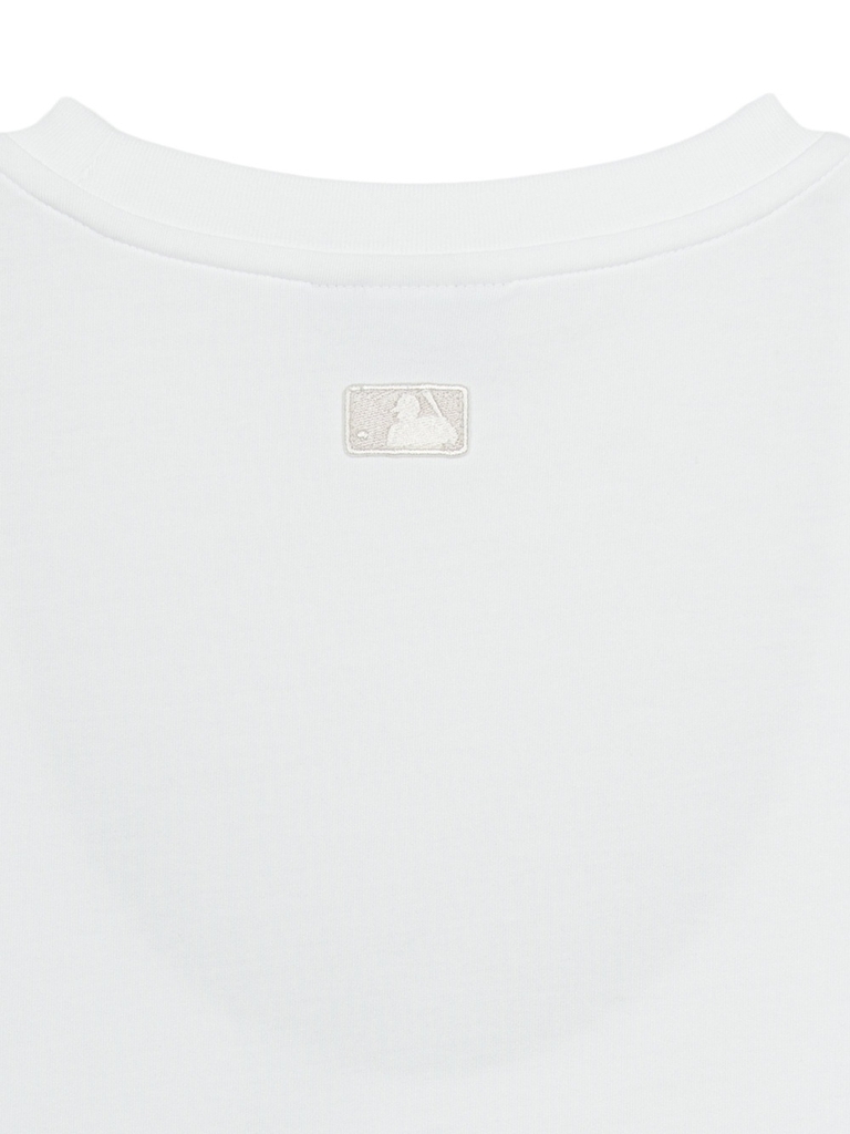 Áo Croptop MLB Women's Basic Street Logo Crop Short Sleeve T-Shirt New York Yankees White