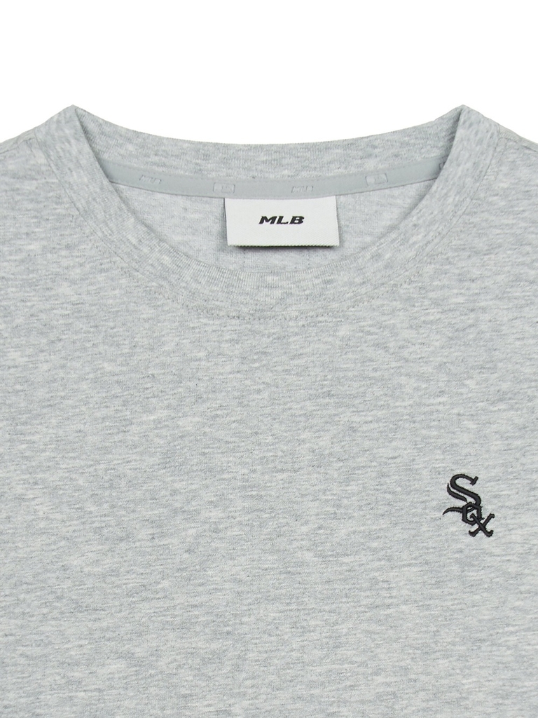 Áo Croptop MLB Women's Basic Crop Short Sleeve T-Shirt Chicago White Sox Grey