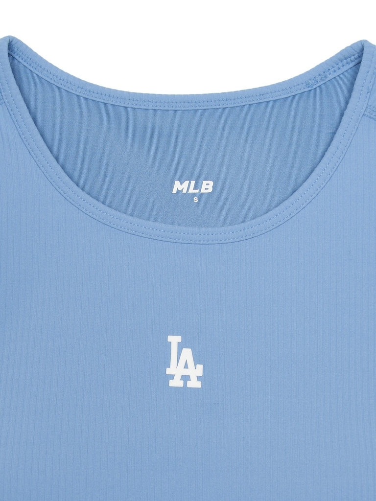 Áo Croptop MLB Women's Basic Small Logo Golf Crop Top LA Dodgers Blue