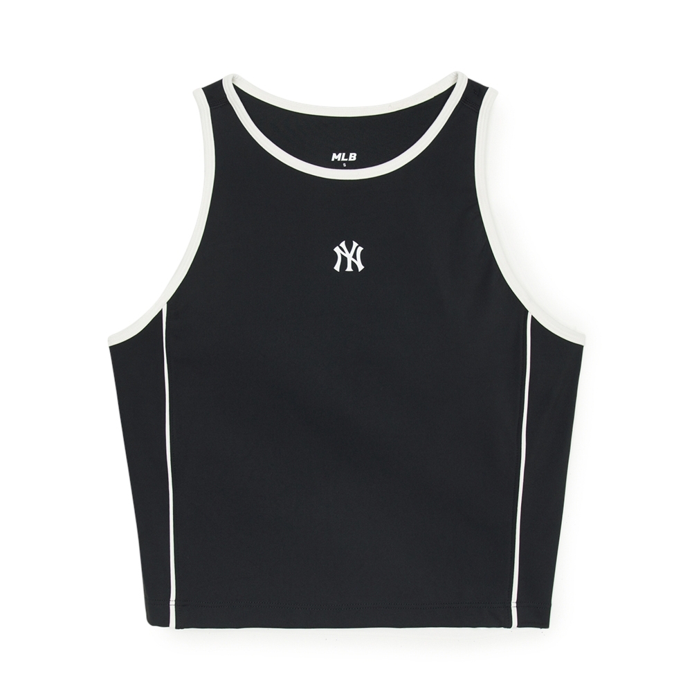 Áo Croptop MLB Women's Basic Small Logo Crop Top New York Yankees Black