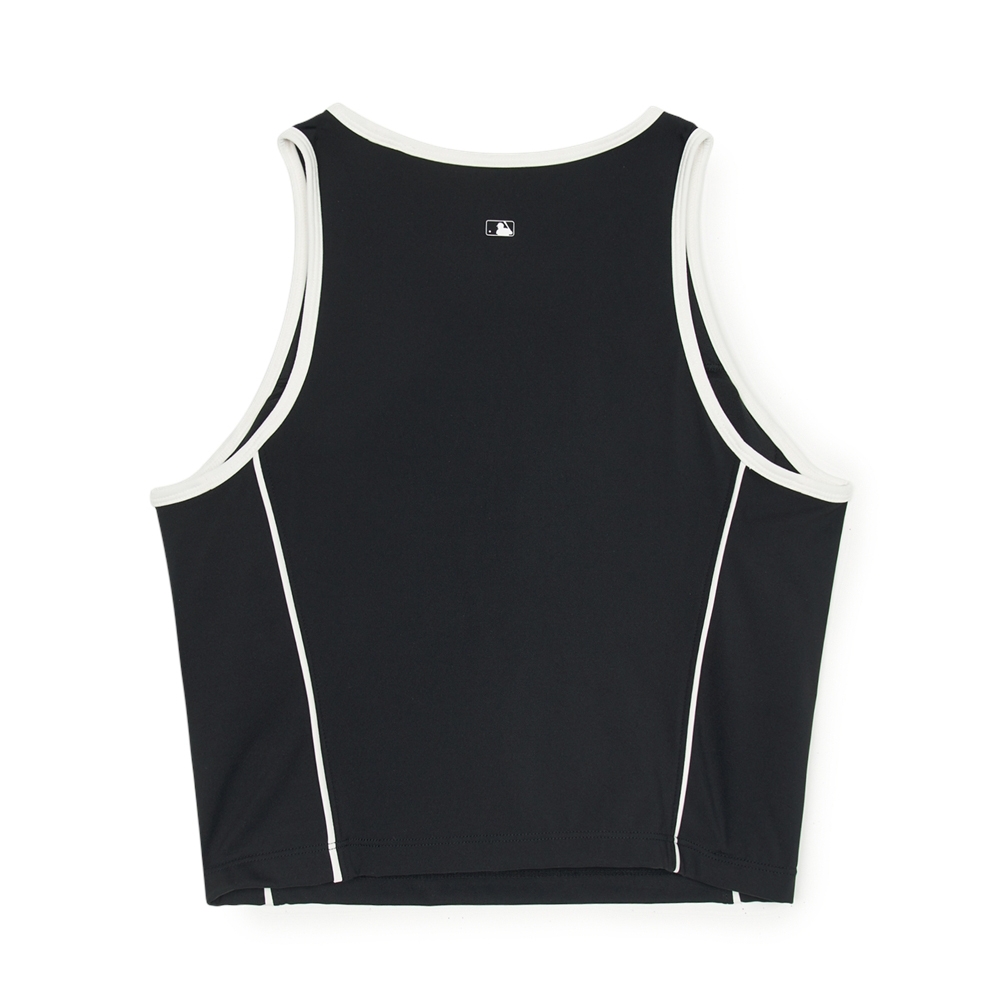 Áo Croptop MLB Women's Basic Small Logo Crop Top New York Yankees Black