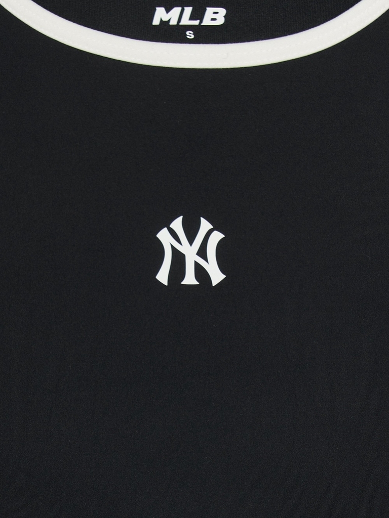 Áo Croptop MLB Women's Basic Small Logo Crop Top New York Yankees Black