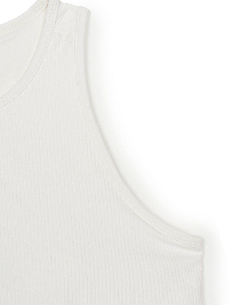 Áo Croptop MLB Women's Basic Small Logo Golf Crop Top New York Yankees Ivory