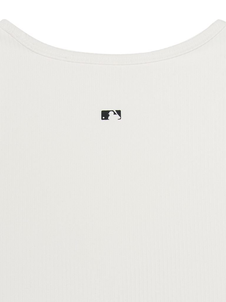 Áo Croptop MLB Women's Basic Small Logo Golf Crop Top New York Yankees Ivory