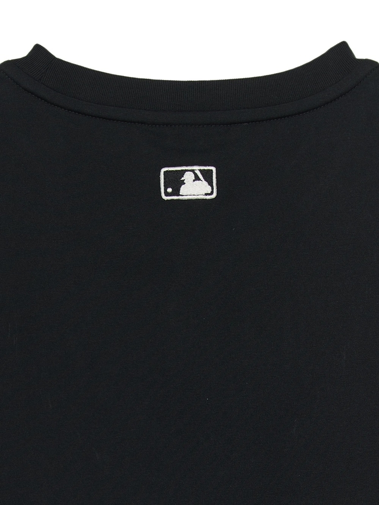 Áo Croptop MLB Women's Basic Street Logo Crop Short Sleeve T-Shirt New York Yankees Black