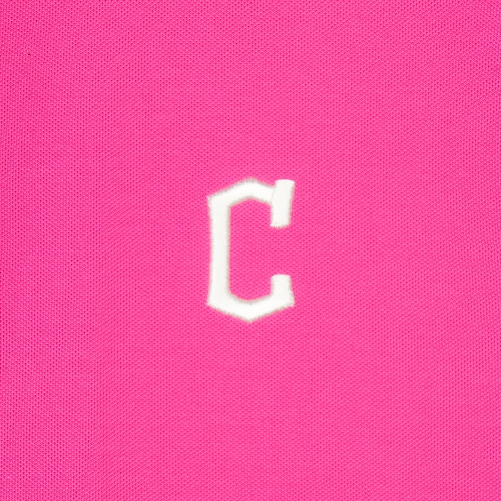 Áo Croptop MLB Korea Women's Basic Cleveland Guardians Magenta