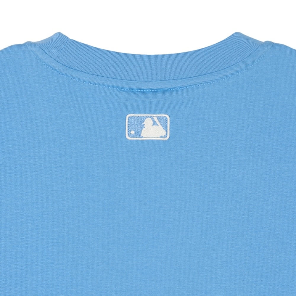 Áo Croptop MLB Korea Women's Basic Varsity Cultive LA Dodgers Blue