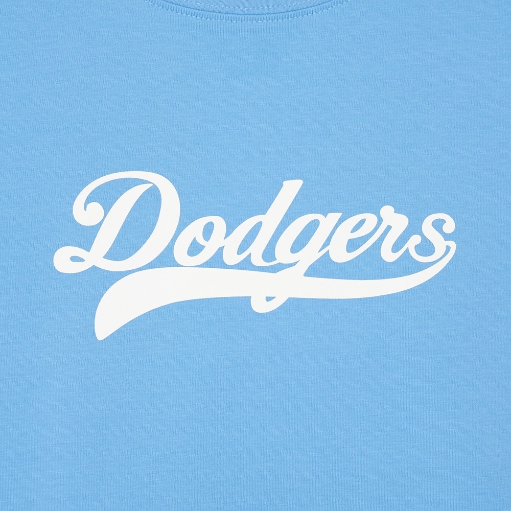 Áo Croptop MLB Korea Women's Basic Varsity Cultive LA Dodgers Blue