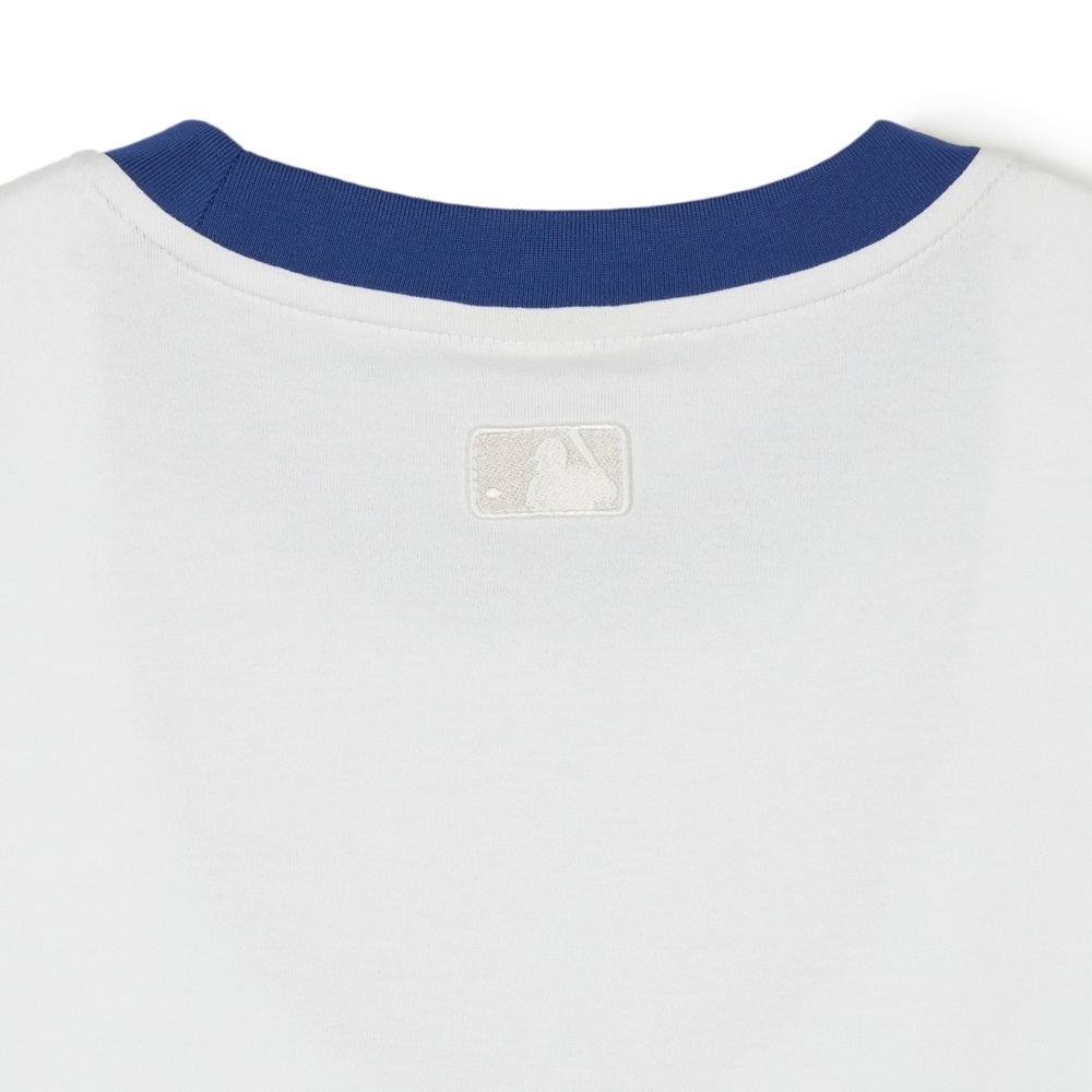 Áo Croptop MLB Korea Women's Varsity New York Yankees Ivory