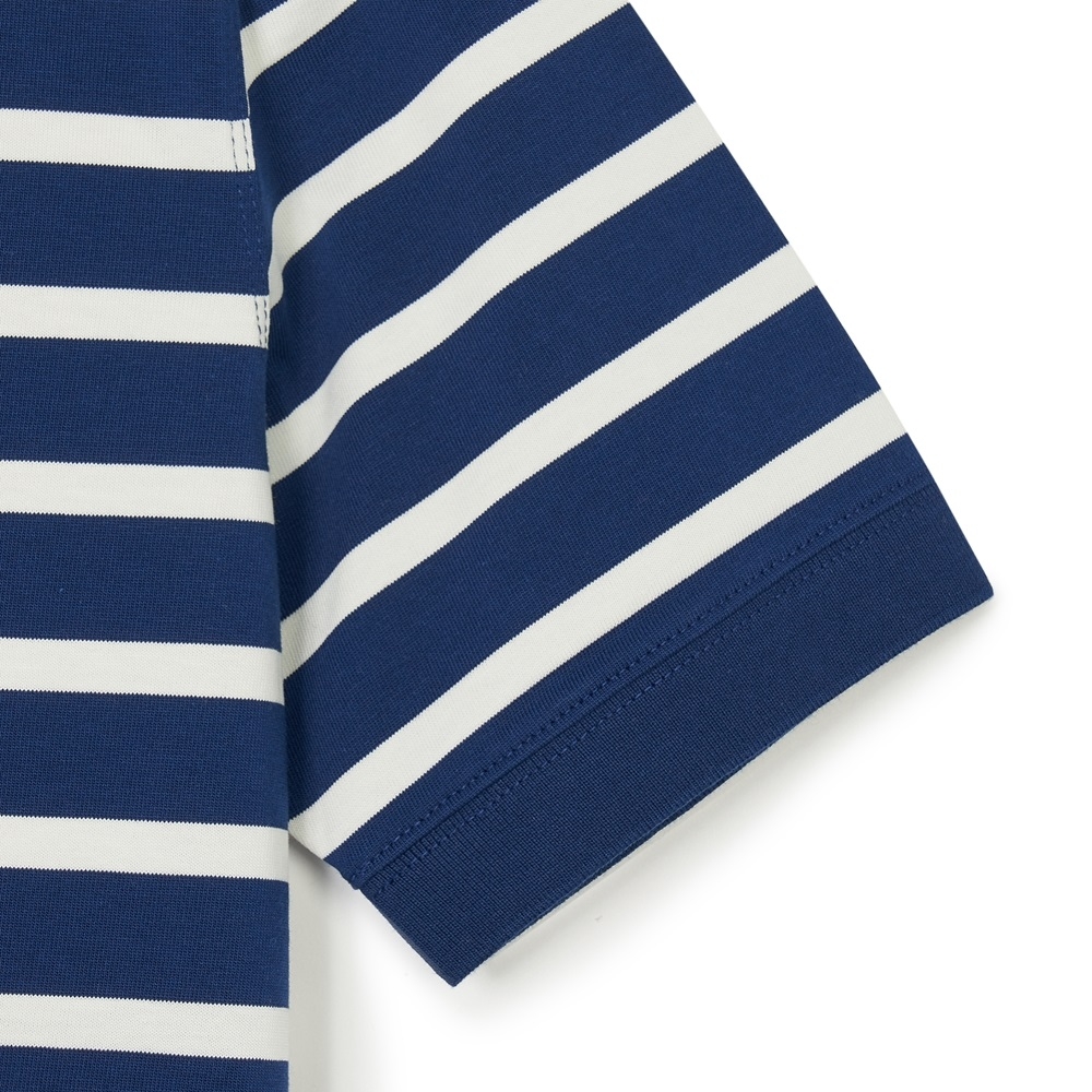 Áo Croptop MLB Korea Women's Varsity Striped Collar New York Yankees Navy