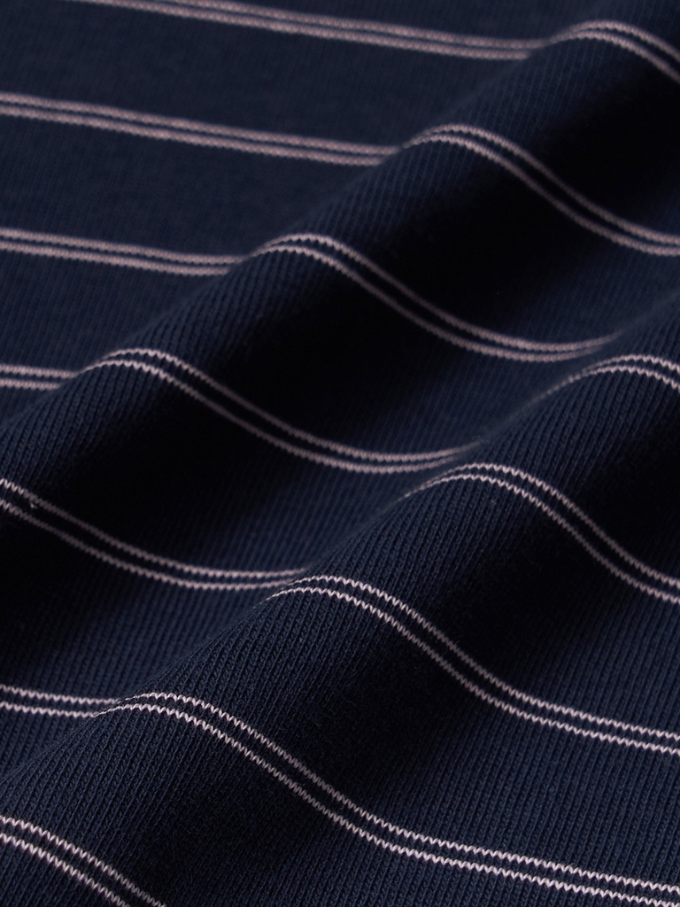 Áo Croptop MLB Women's Varsity Stripe Crop Short Sleeve T-Shirt Boston Red Sox Navy