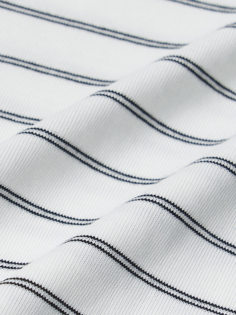 Áo Croptop MLB Women's Varsity Stripe Crop Short Sleeve T-Shirt New York Yankees White