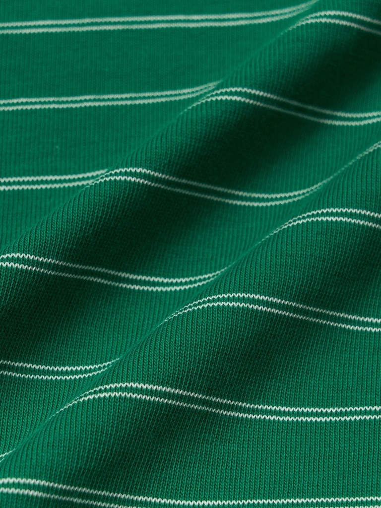 Áo Croptop MLB Women's Varsity Stripe Crop Short Sleeve T-Shirt New York Yankees Green