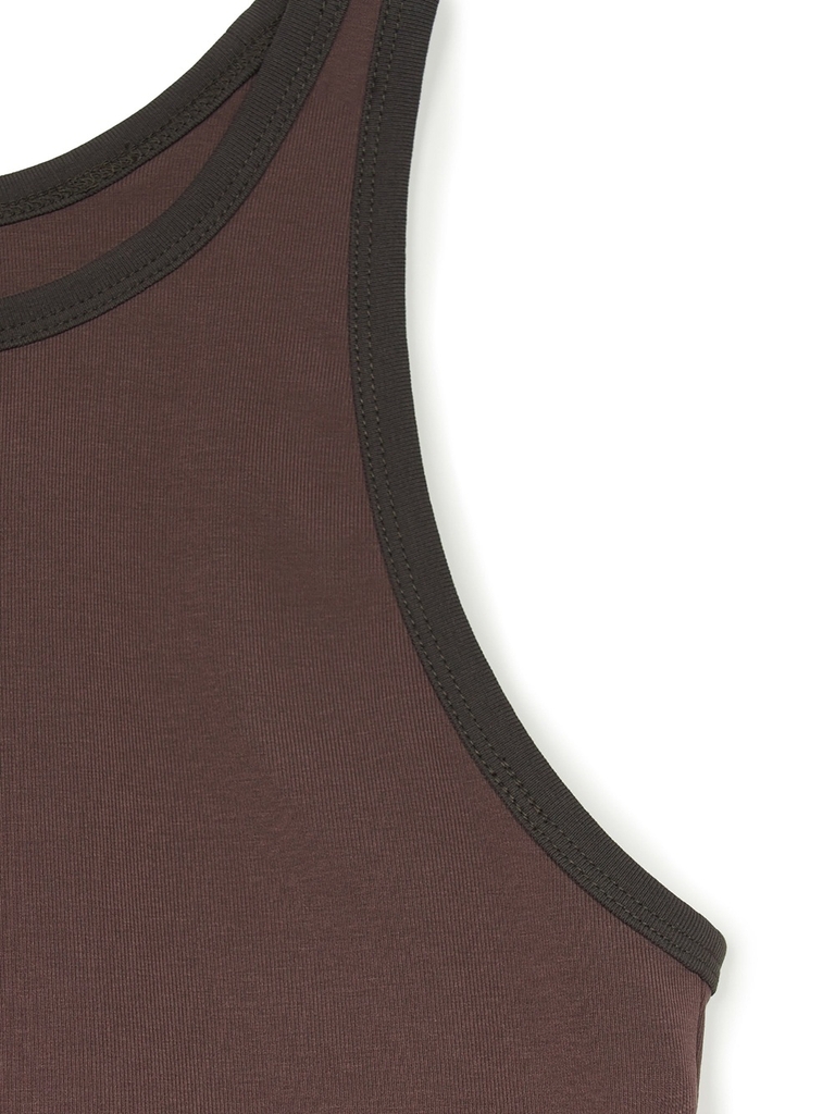 Áo Croptop MLB Women's Varsity Vintage Slim Crop Nashi T-Shirt Boston Red Sox Brown