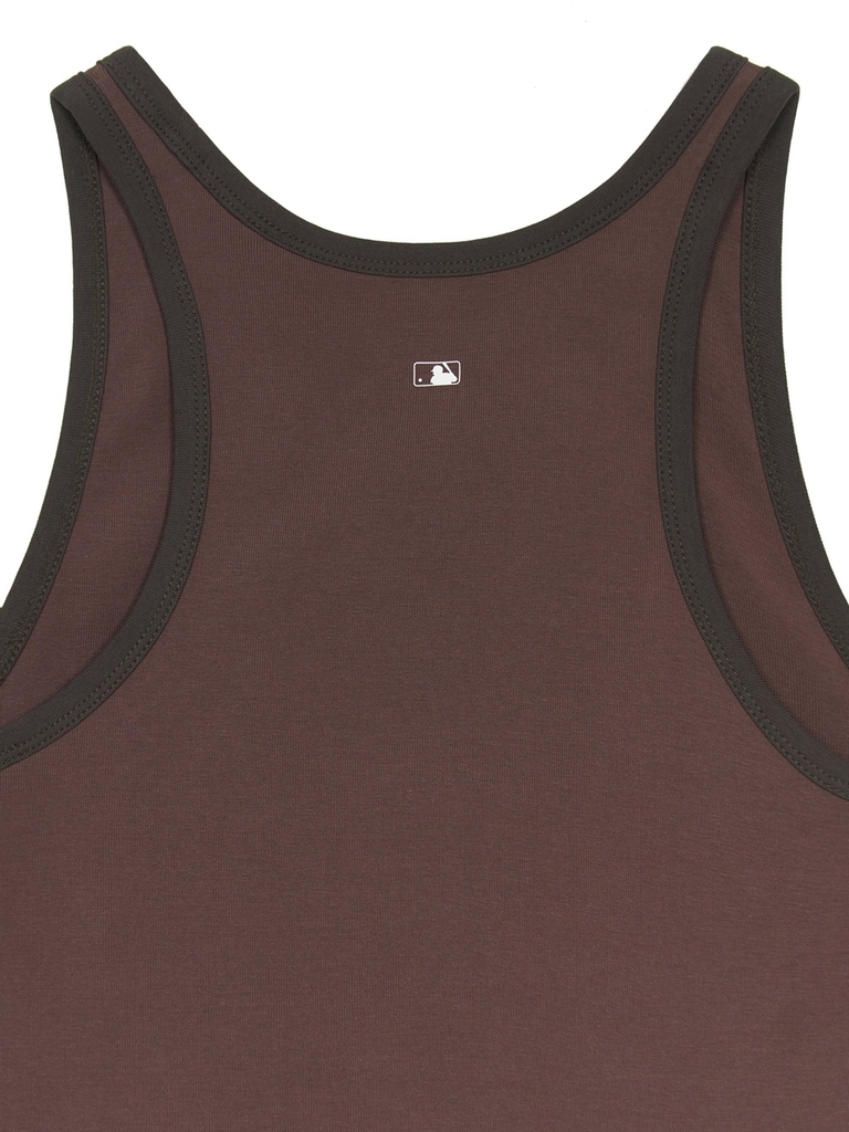 Áo Croptop MLB Women's Varsity Vintage Slim Crop Nashi T-Shirt Boston Red Sox Brown