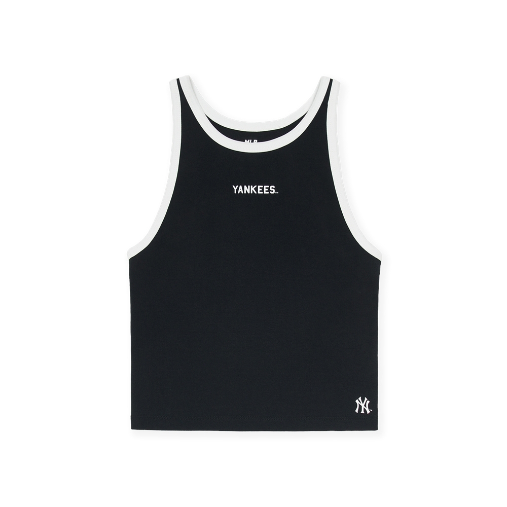 Áo Croptop MLB Women's Varsity Vintage Slim Crop Nashi T-Shirt New York Yankees Black