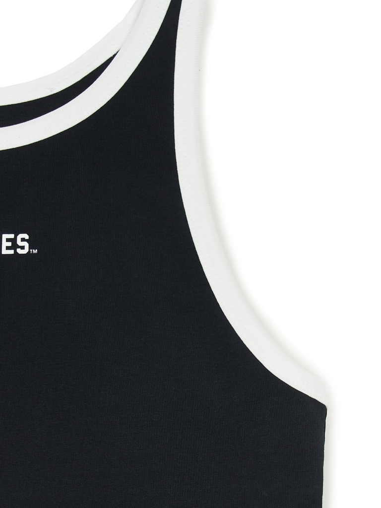 Áo Croptop MLB Women's Varsity Vintage Slim Crop Nashi T-Shirt New York Yankees Black