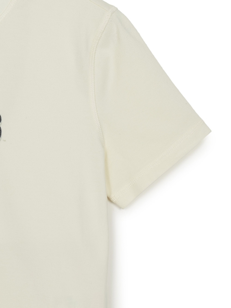 Áo Croptop MLB Women's Varsity Vintage Washed Graphic Crop Short Sleeve T-Shirt New York Yankees Cream