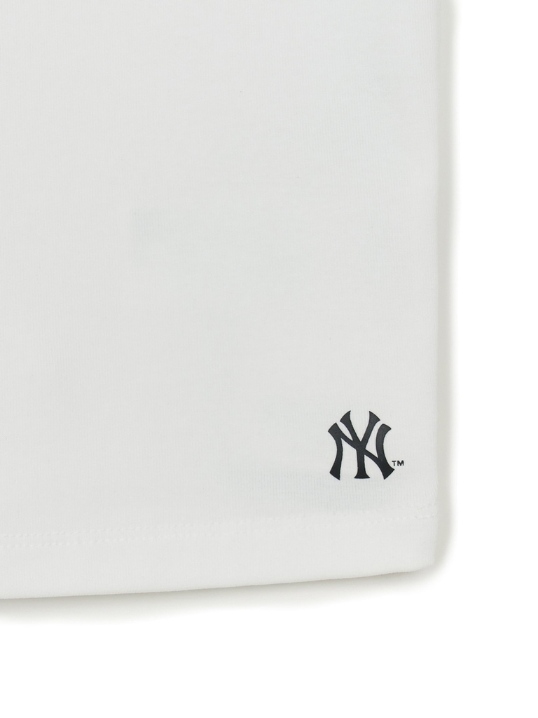 Áo Croptop MLB Women's Varsity Vintage Slim Crop Nashi T-Shirt New York Yankees White