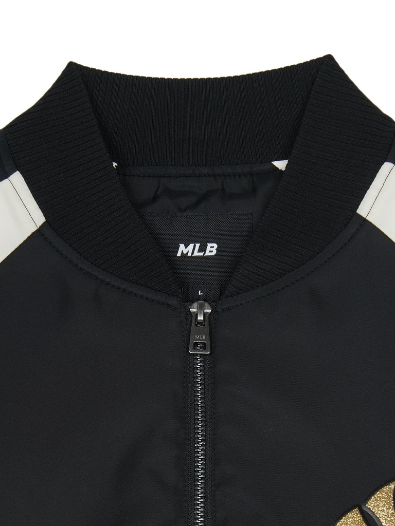 Áo Khoác MLB New Year Nylon Bomber Jacket New York Yankees Black