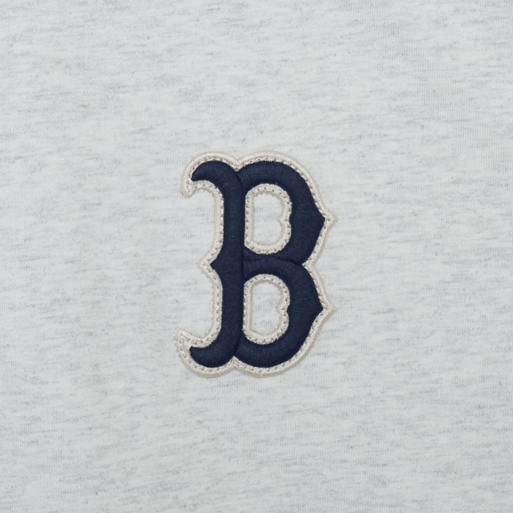 Áo Thun MLB Classic Monogram Big Logo Short Sleeve Boston Red Sox L.Melange Grey