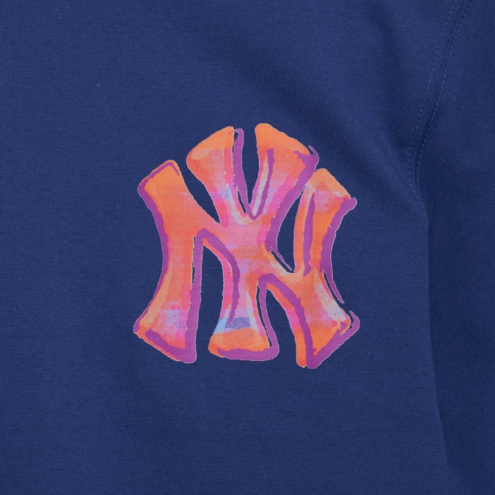 Áo Thun MLB Pop Art Graphic Overfit Short Sleeve New York Yankees L.Navy