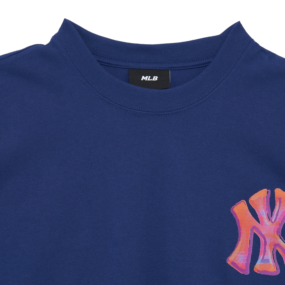 Áo Thun MLB Pop Art Graphic Overfit Short Sleeve New York Yankees L.Navy