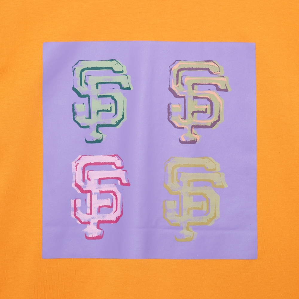 Áo Thun MLB Pop Art Graphic Overfit Short Sleeve San Francisco Giants Orange