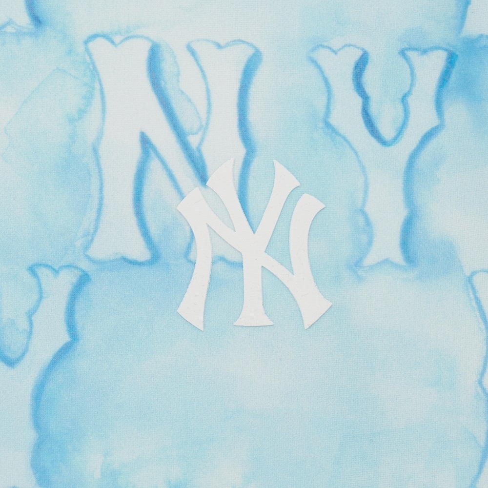 Áo MLB Water Monogram Patten Rash Guard New York Yankees Aqua Blue