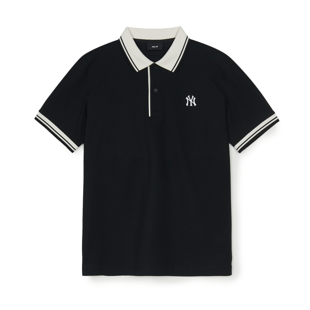 Áo Polo MLB Basic Cara Color Comfortable Fit Cara T-Shirt New York Yankees Black