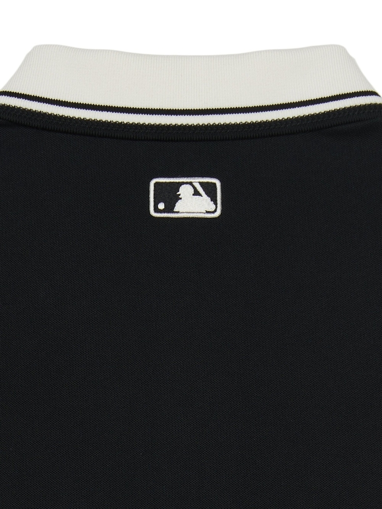 Áo Polo MLB Basic Cara Color Comfortable Fit Cara T-Shirt New York Yankees Black