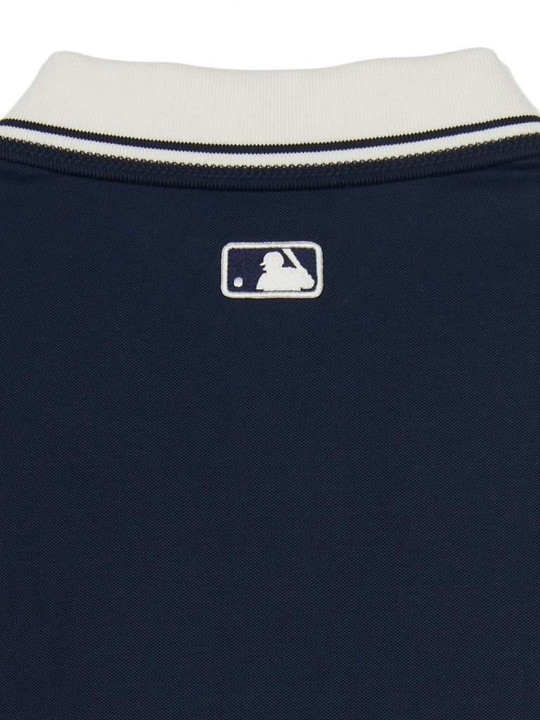 Áo Polo MLB Basic Cara Color Comfortable Fit Cara T-Shirt New York Mets Navy