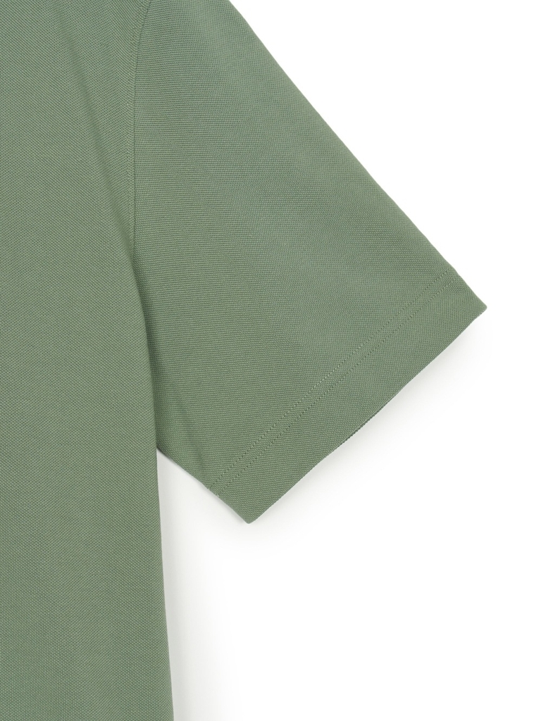 Áo Polo MLB Basic Coopers Logo Overfit Collar T-Shirt LA Angels Khaki