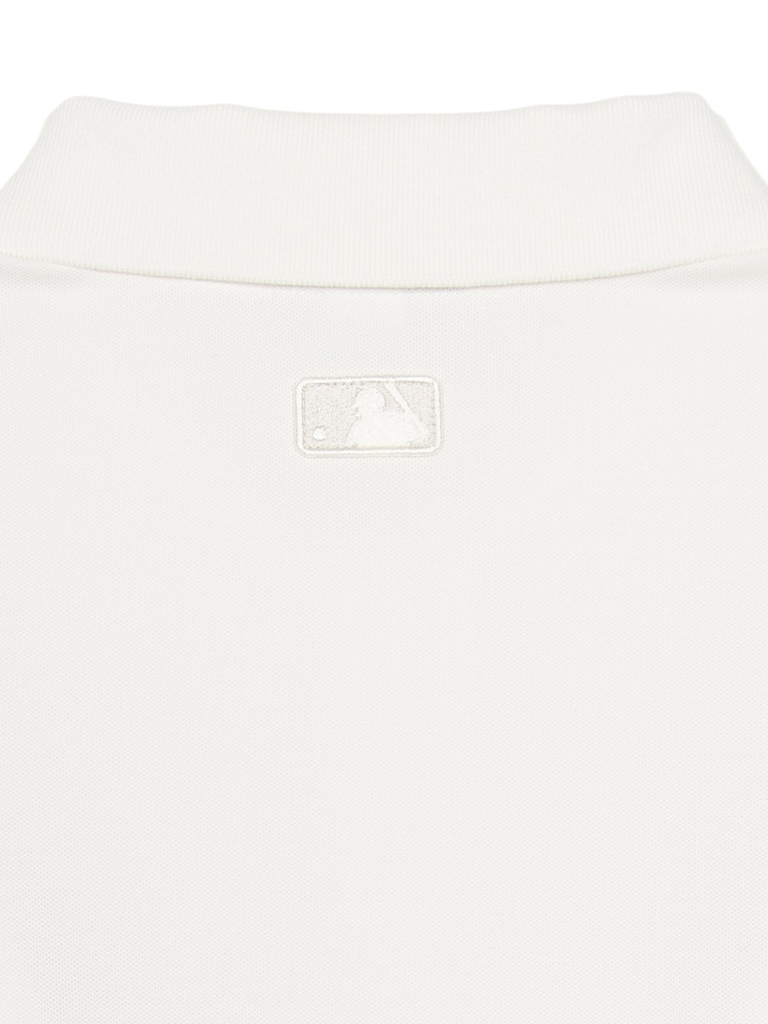 Áo Polo MLB Basic Comfortable Fit Collar T-Shirt New York Yankees Ivory