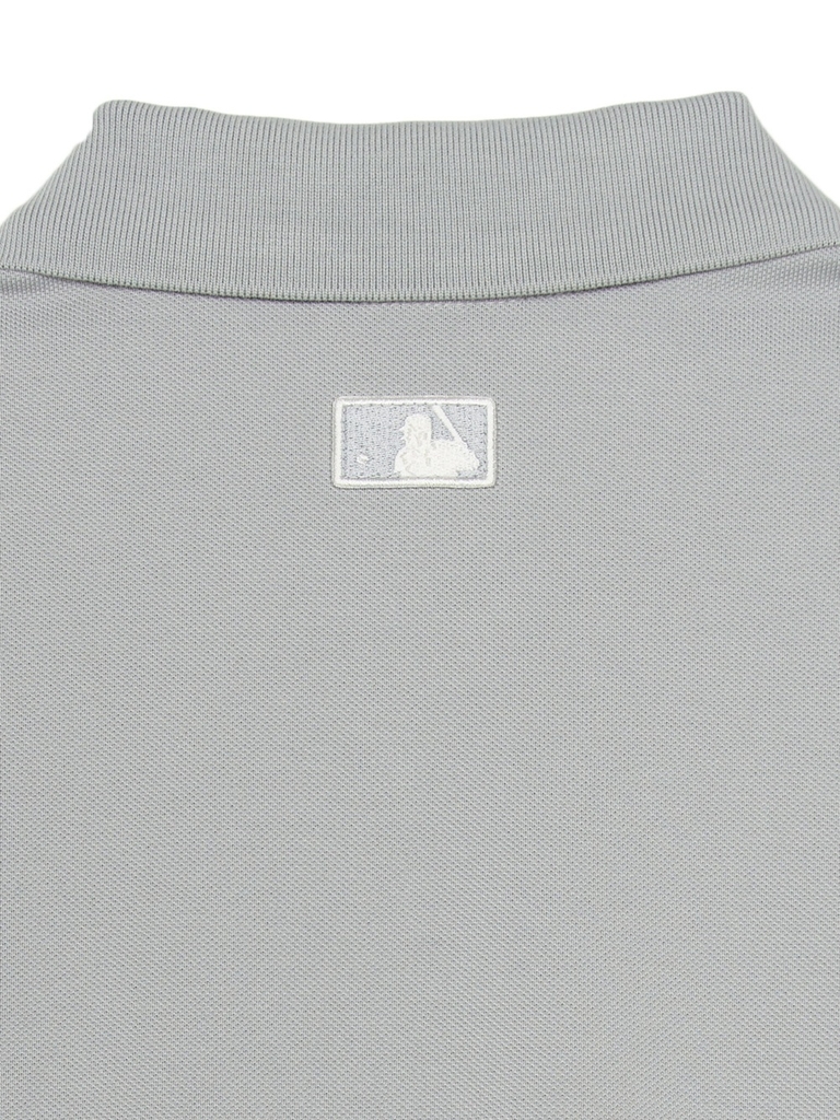 Áo Polo MLB Basic Coopers Logo Overfit Collar T-Shirt New York Yankees Grey