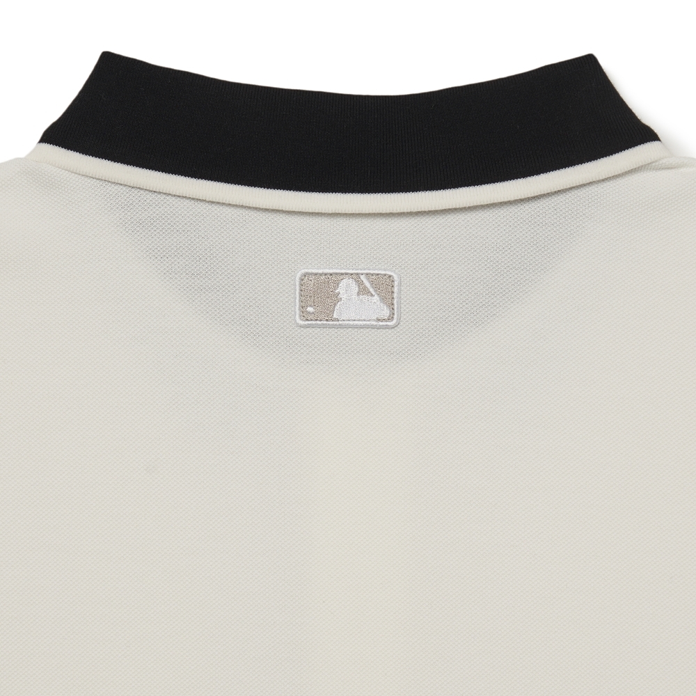 Áo Polo MLB Men's Basic Comfortable Fit Collar Boston Red Sox Ivory