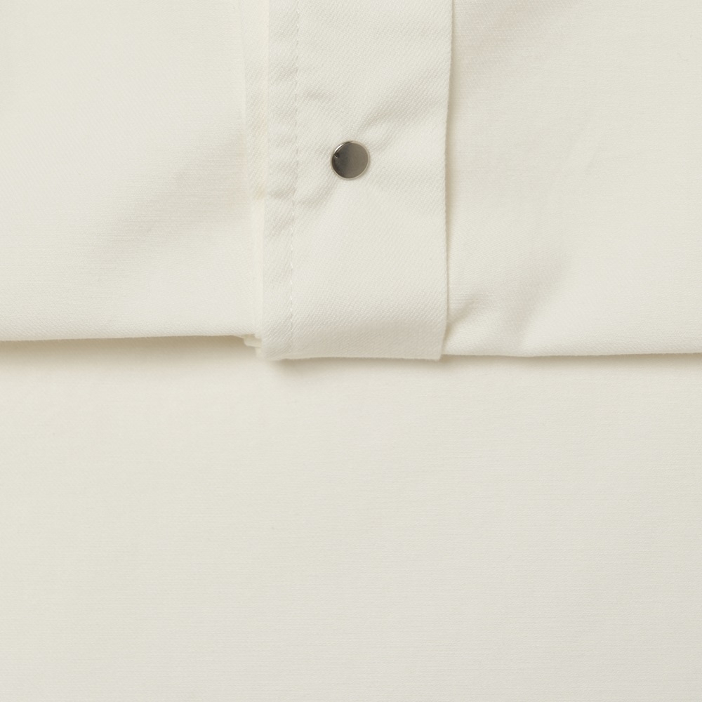 Áo Sơ Mi MLB Women's Heart Solid Denim Boston Red Sox Cream