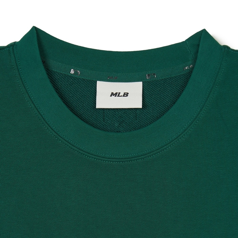 Áo Sweatshirt MLB Korea Varsity Short Sleeve LA Dodgers Green