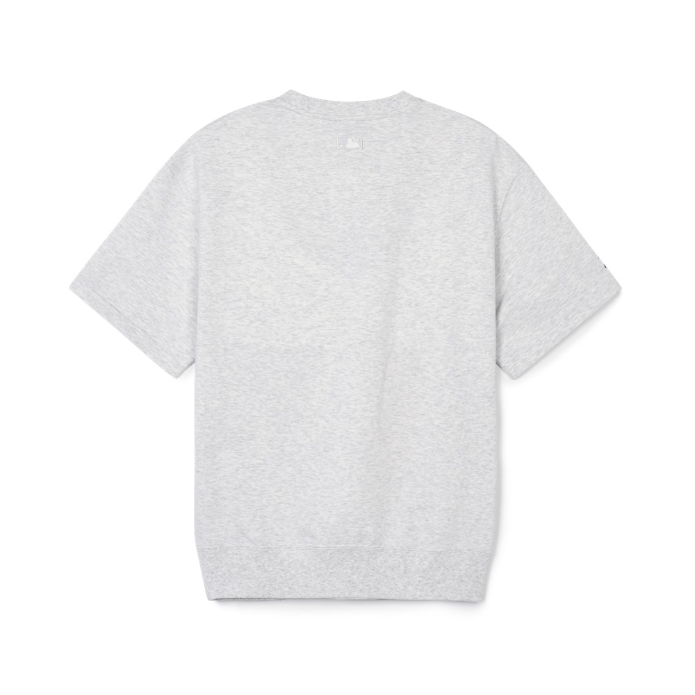 Áo Sweatshirt MLB Korea Varsity Short Sleeve New York Yankees Grey