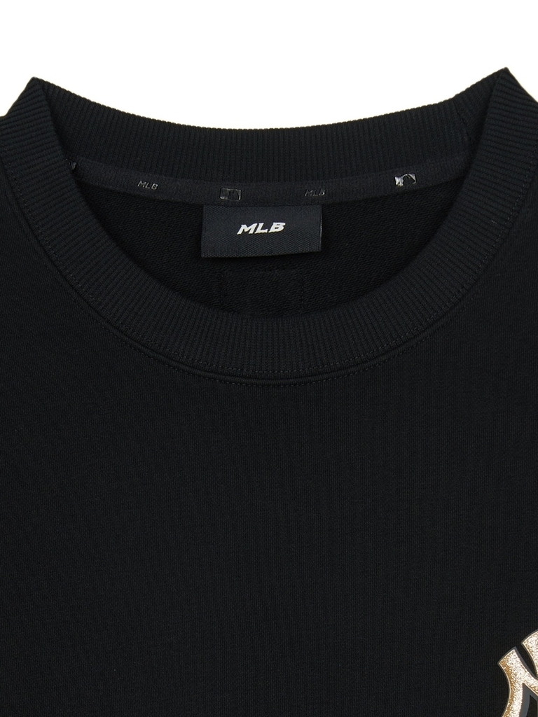 Áo Sweatshirt MLB New Year Snake Cartoon Graphic Overfit Man to Man New York Yankees Black