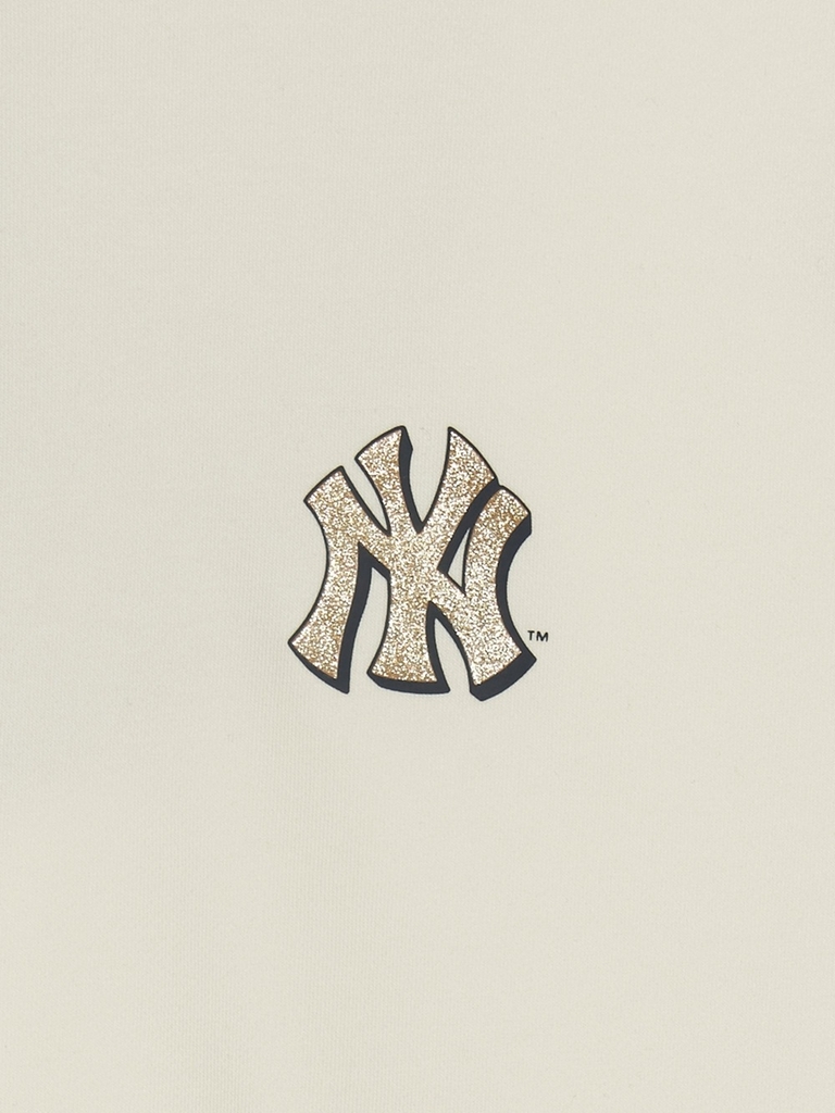 Áo Sweatshirt MLB New Year Snake Cartoon Graphic Overfit Man to Man New York Yankees Cream