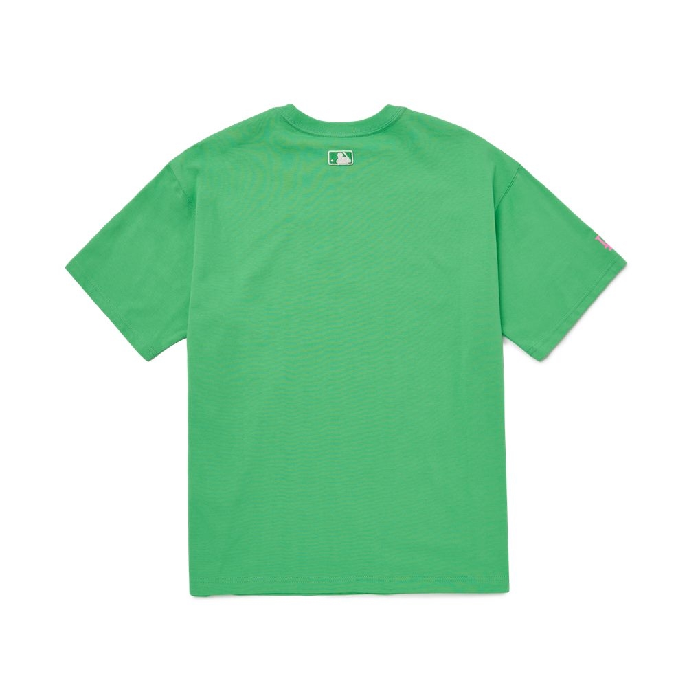 Áo Thun Basic Neon Logo Overfit LA Dodgers N.Green