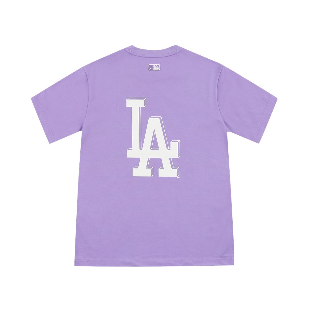 Áo Thun MLB Basic Back Big-Logo LA Dodgers Violet