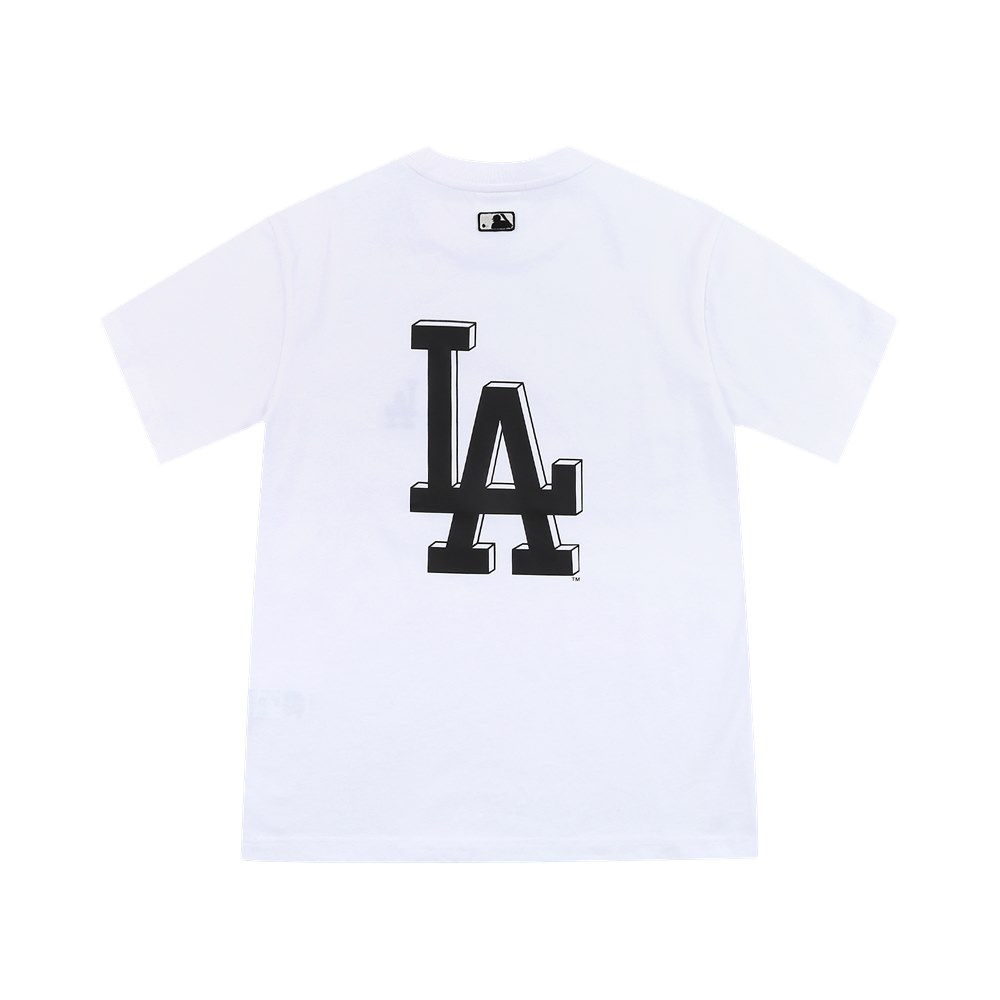Áo Thun MLB Basic Back Big-Logo LA Dodgers White