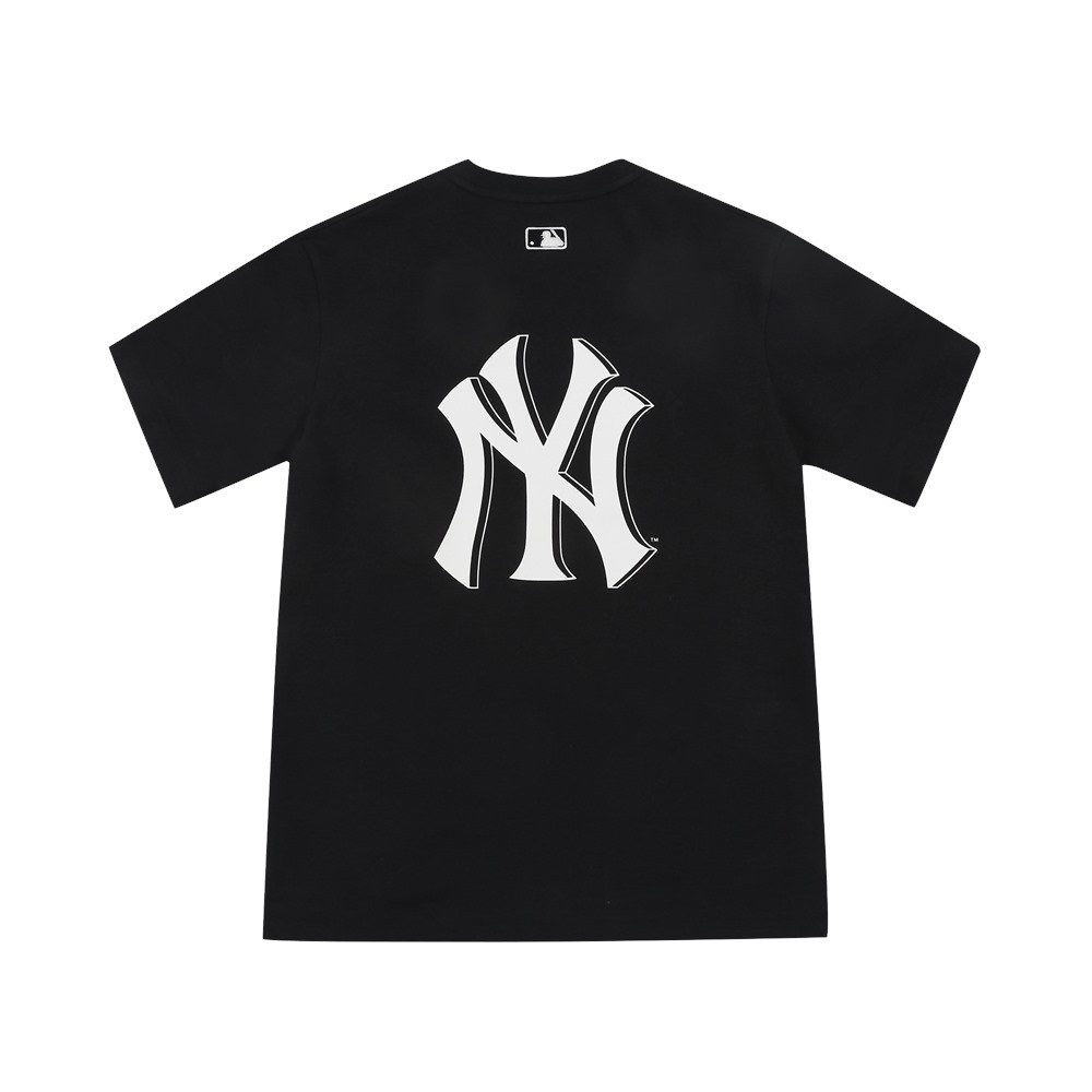 Áo Thun MLB Basic Back Big-Logo New York Yankees Black