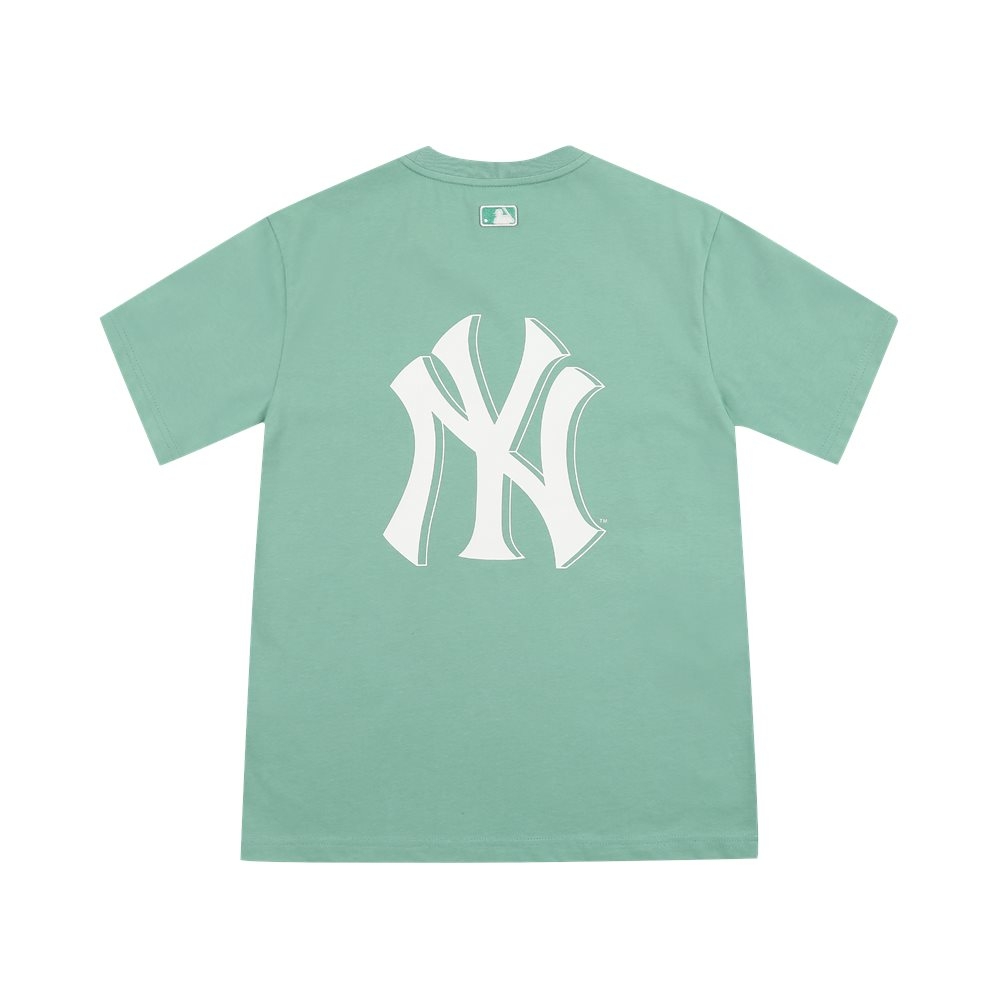 Áo Thun MLB Basic Back Big-Logo New York Yankees Khaki